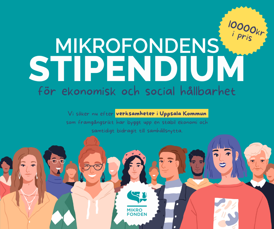 Stipendium Mikrofonden Uppsala Kommun